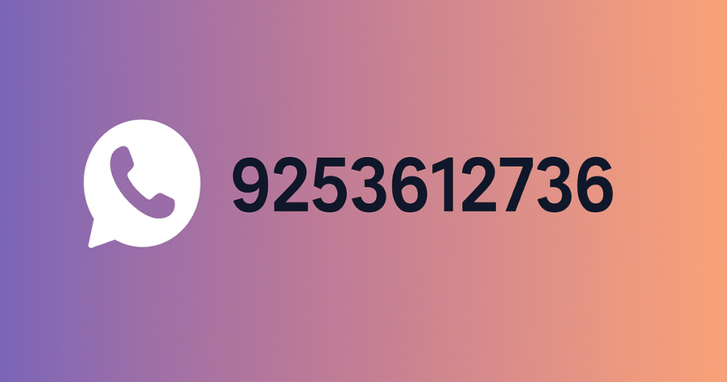 9253612736: What It Means and Why People Search It 9253612736