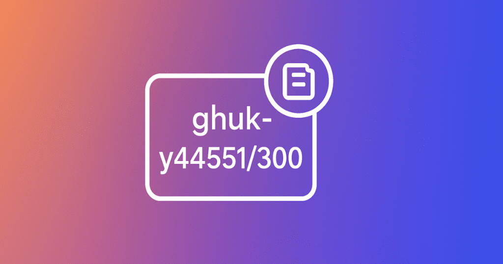 Ghuk-y44551/300: The Ultimate Guide Ghuk-y44551/300