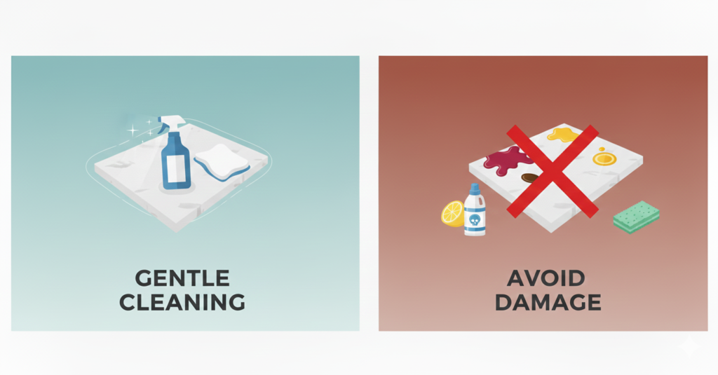 How to Clean Marble Countertops Without Damage