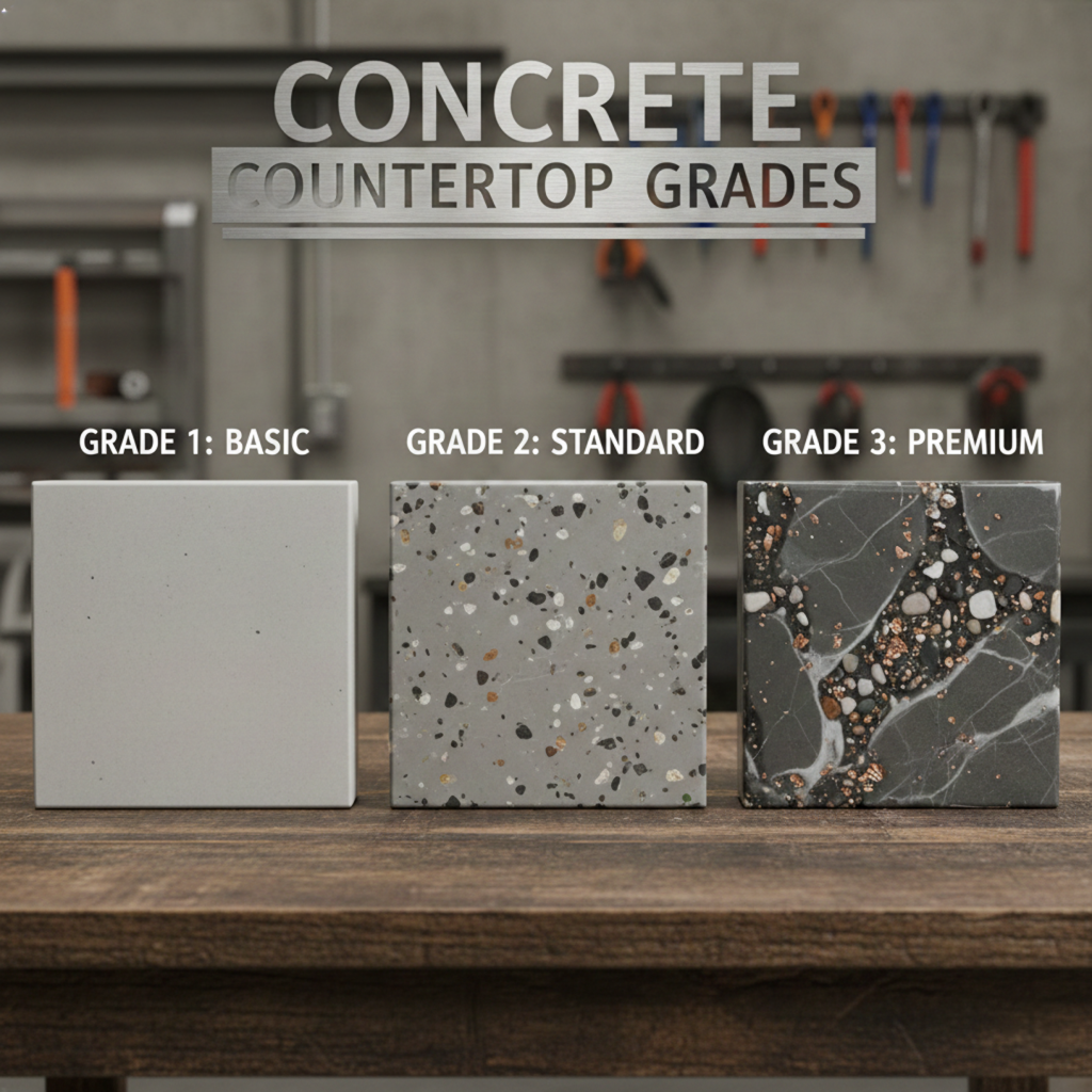 Concrete Countertop Grades