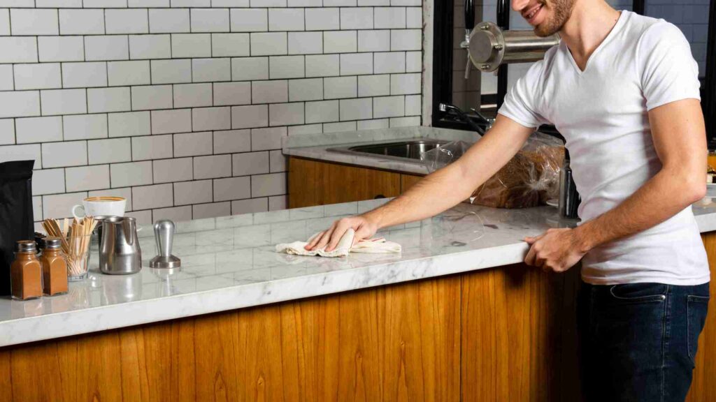 maintain marble countertops